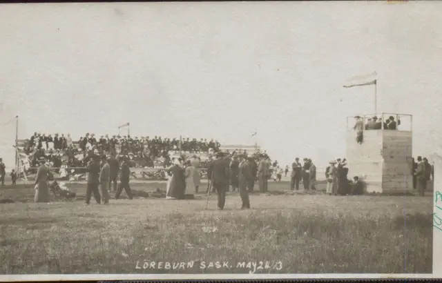 May 24th gathering with grandstand and crowd